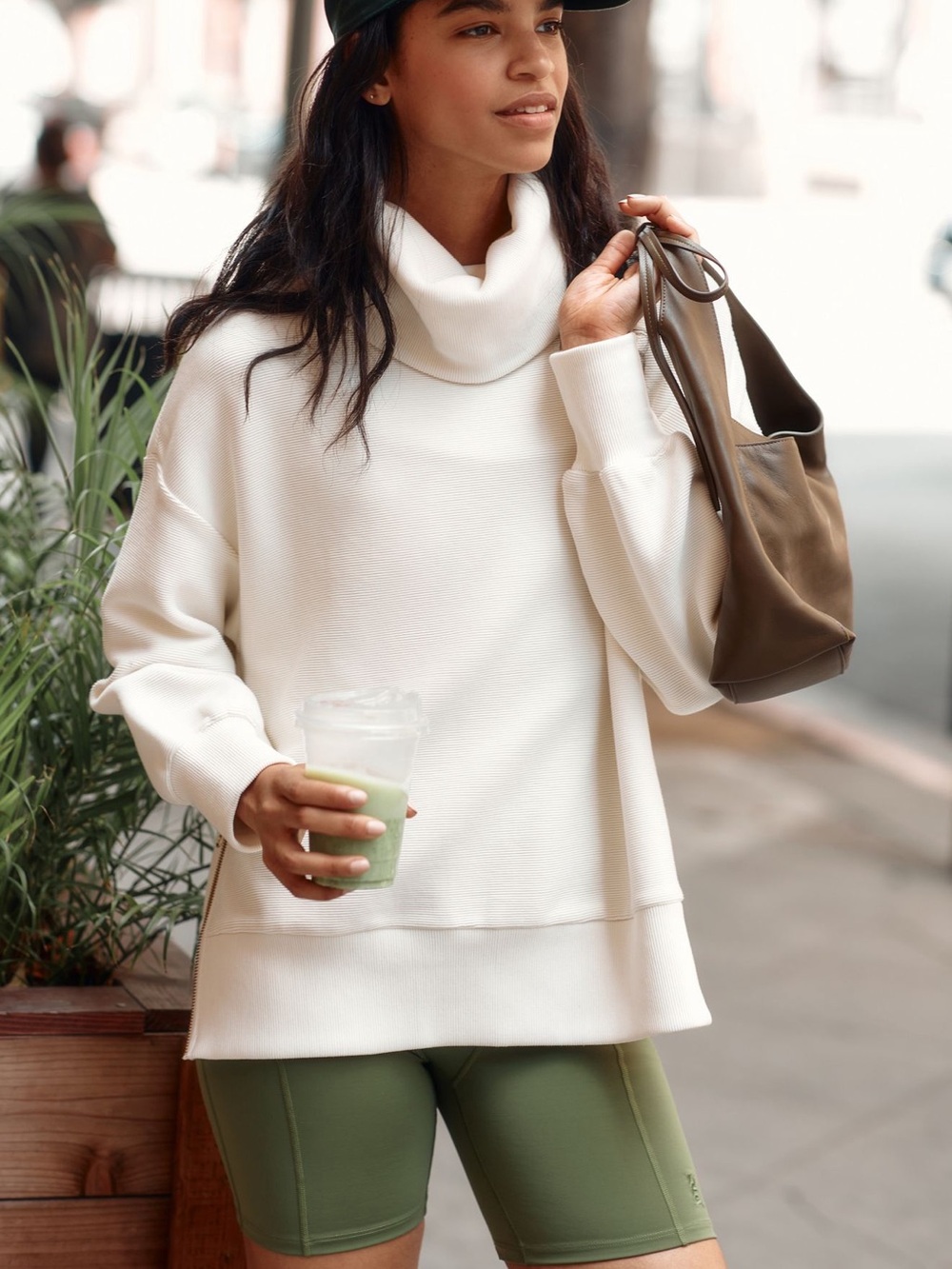 *Anthropologie Varley Milton Turtleneck Sweatshirt